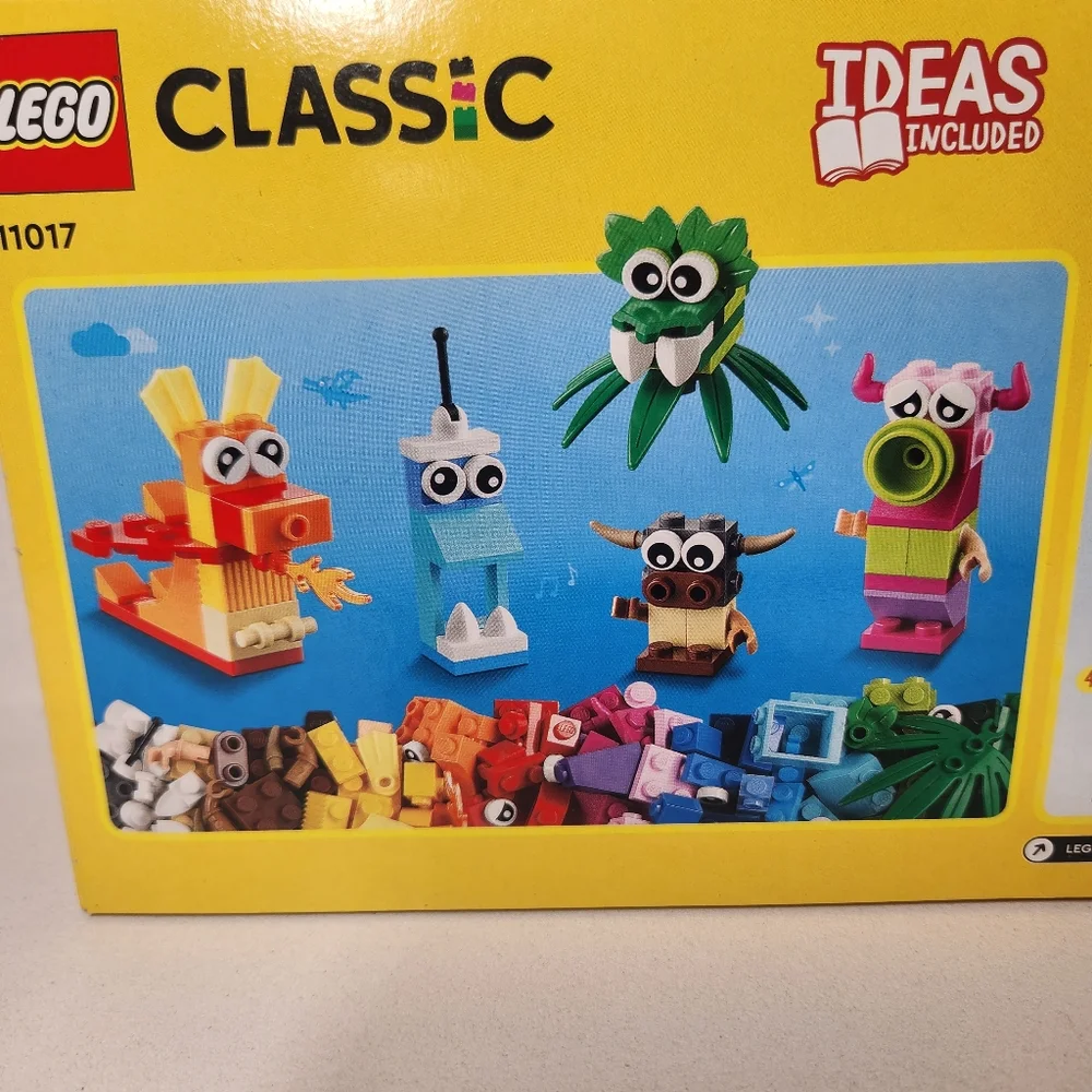 NEW Lego Classic 11017 CREATIVE MONSTERS Halloween Piece Building Toy Set - SEAL